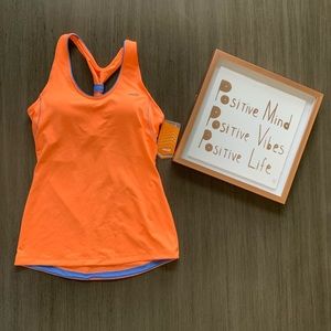 Orange sports/workout tank